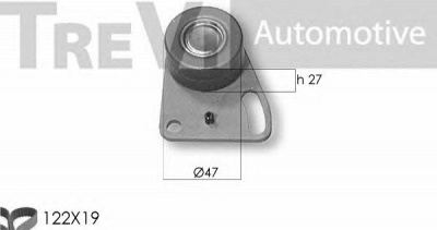 TREVI AUTOMOTIVE kd1117 -  Комплект ремня ГРМ